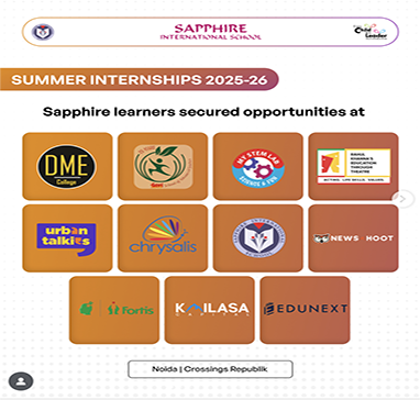 Entrepreneurship and Internship opportunities